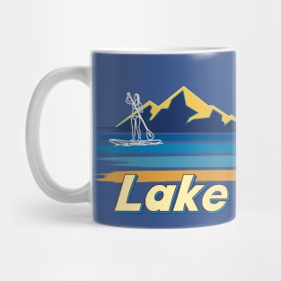 Lake Life Paddleboard SUP paddling Mug